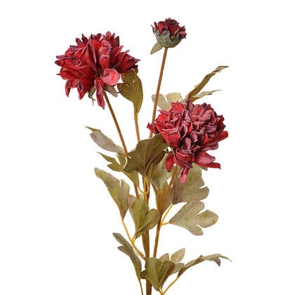 Clayre & Eef Kunstbloem 68 cm Rood Kunststof