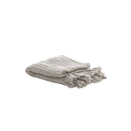Light & Living - Plaid FONTA - 170x130x0.5cm - Grijs