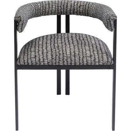 Kare Design Paris Stoel met armleuningen Zwart