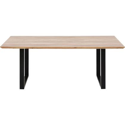 Eettafel Symphony 160x80cm acacia zwart Kare Design Messing