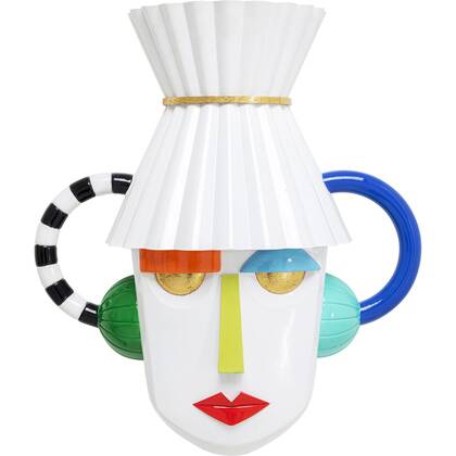 Wanddecoratie Mesquerade wit Kare Design Multicolor