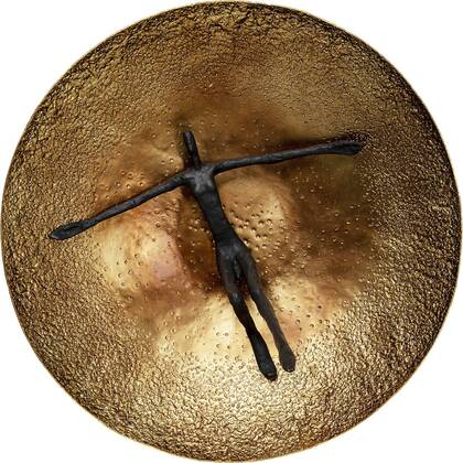 Wanddecoratie Umano 60cm Kare Design Goud