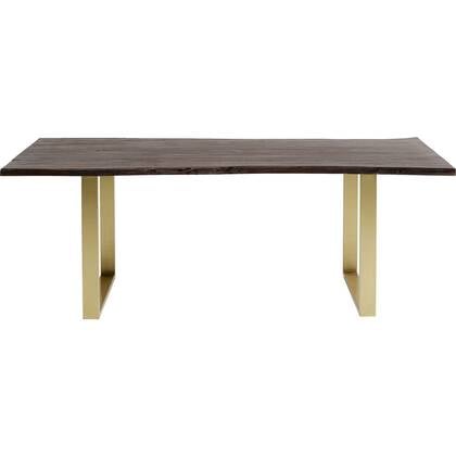 Kare Eettafel Harmony Dark Brass 180x90 Messing