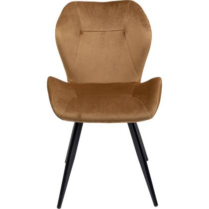 Kare Design Viva stoel - fluweel - Bruin