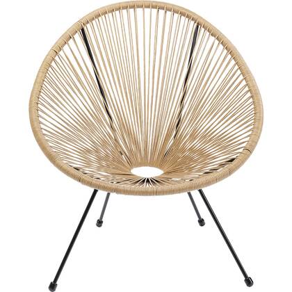 Tuinfauteuil Acapulco natuur Kare Design Bruin