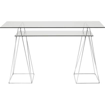 Kare Design Polar bureau chroom 130x65cm Zilver