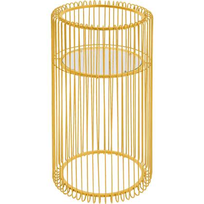 Bijzettafel Wire messing 70cm Kare Design Goud