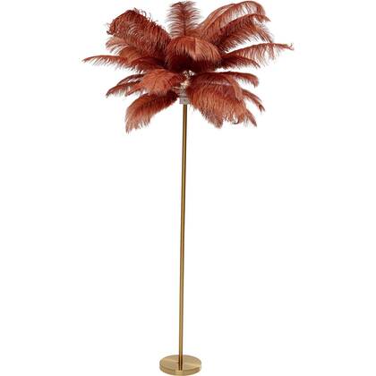 Kare Design Vloerlamp 165cm veren Rood