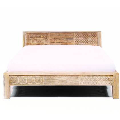 Bed Puro hoog Kare Design Messing