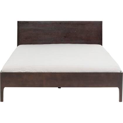Bed Brooklyn walnoot Kare Design Messing