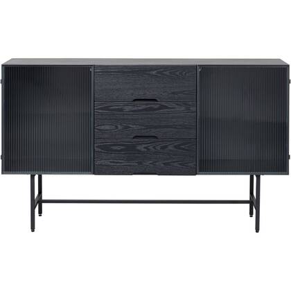 Kare Design San Diego Dressoir 2 deuren 3 laden Zwart