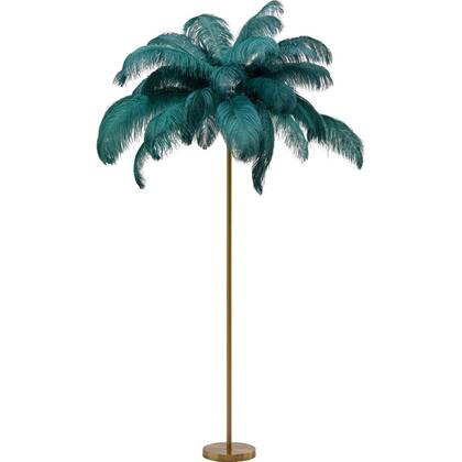 Kare Design Vloerlamp 165cm veren Groen