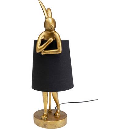 Kare Design Animal Tafellamp konjin 50cm en zwart Goud