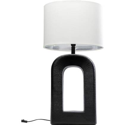 Kare Design Tube Tafellamp 79cm en wit Zwart