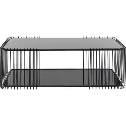 Kare Design Wire Salontafel double 120x60cm Zwart