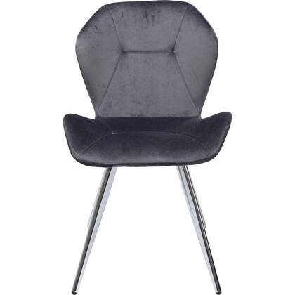 Kare Design Viva stoel - fluweel - Grijs