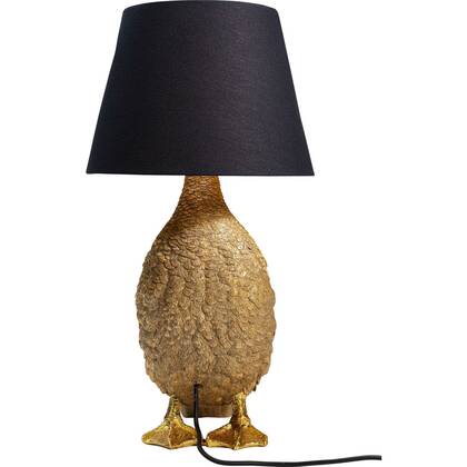 Kare Design Tafellamp eend en zwart Goud