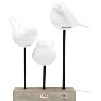 Kare Design Tafellamp vogels Wit