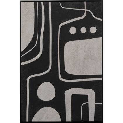 Kare Design Artistic Schilderij 73x113cm Zwart