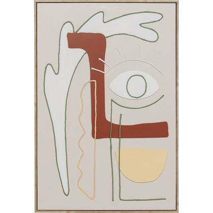 Kare Design Art Eye Schilderij rechts 62x92cm Multicolor