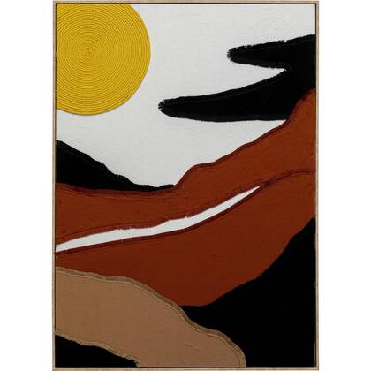 Kare Design Artistic Sunrise Schilderij 73x113cm Multicolor