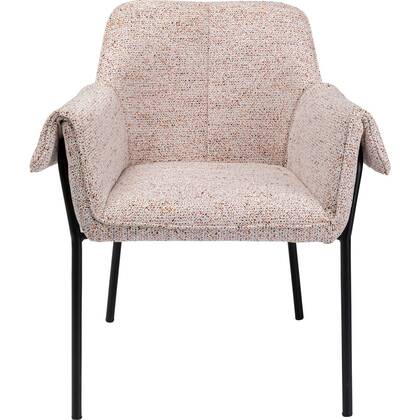 Kare Design Bess Stoel met armleuningen flitter creme Multicolor