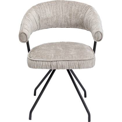 Kare Design Arabella draaistoel - Grijs