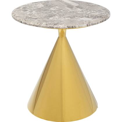 Bijzettafel Rita Ø50cm Kare Design Goud