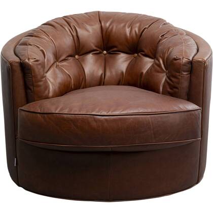 Kare Design Music Hall Draaifauteuil Bruin