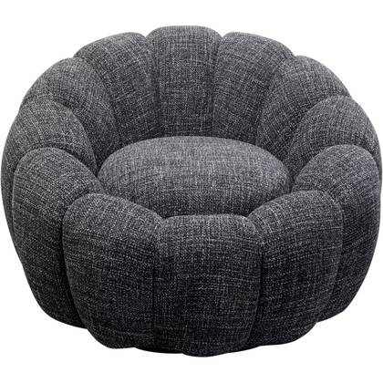 Kare Design Peppo Bloom Draaifauteuil melange Zwart