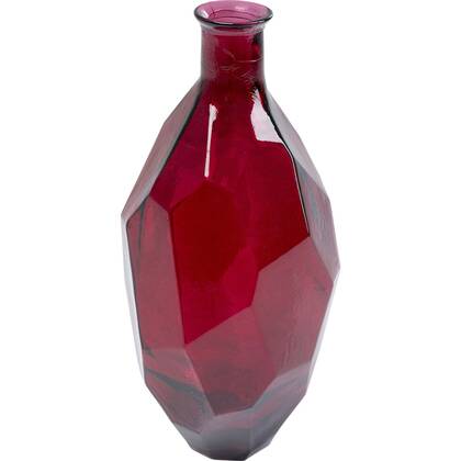 Vaas Origami 59cm Kare Design Rood