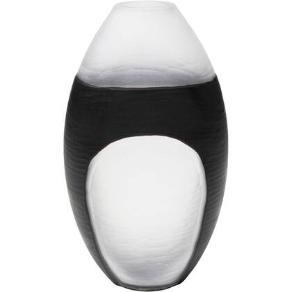 Vaas Shadow en wit 41cm Kare Design Zwart