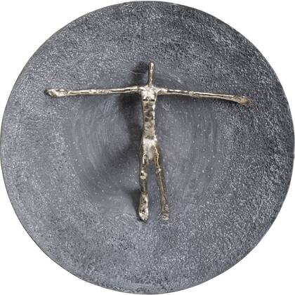 Wanddecoratie Umano 60cm Kare Design Zilver
