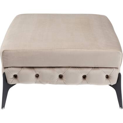 Kruk Bellissima fluweel Kare Design Beige