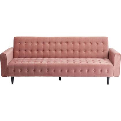 Slaapbank Milchbar fluweel Kare Design Roze