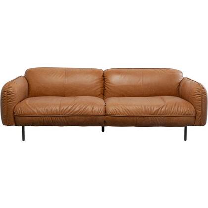 Sofa Calgary 3-Zits licht Kare Design Bruin