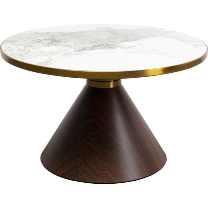 Kare Design Cono Salontafel 70cm keramiek Wit