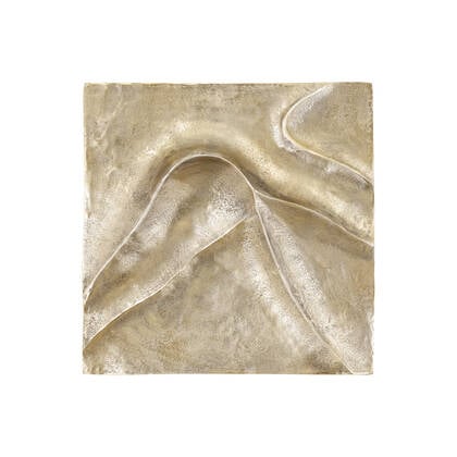 PTMD Gihan Gold Casted Alu Wall Panel Wave Lines M Goud