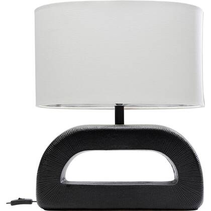 Kare Design Tube Tafellamp 52cm en wit Zwart