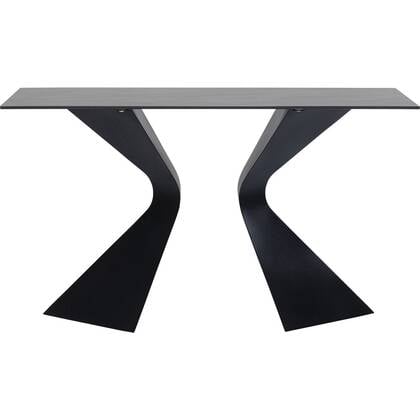 Kare Design Gloria console keramiek 140x45cm Zwart