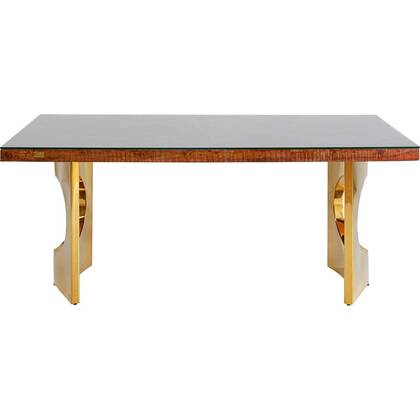 Kare Design Conley Oho Eettafel goud 180x90cm Messing