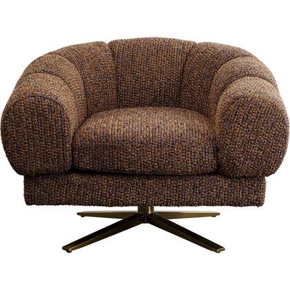 Kare Design Janno Draaifauteuil Bruin