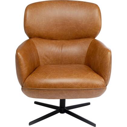 Kare Design Ottawa Draaifauteuil Bruin
