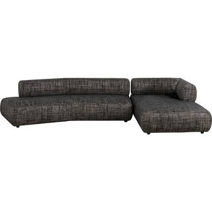 Hoekbank Bow rechts en wit Kare Design Zwart