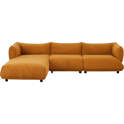 Hoekbank Gigi links braun Kare Design Bruin