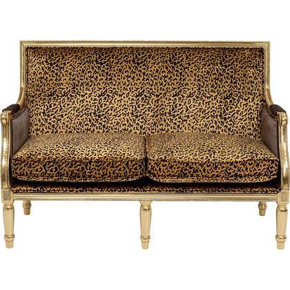 Sofa Regency 2-Zits luipaard Kare Design Bruin