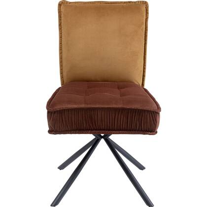 Kare Design Chelsea stoel - - fluweel Bruin