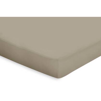 Eleganzzz Topper Hoeslaken Katoen Perkal - zand Geel