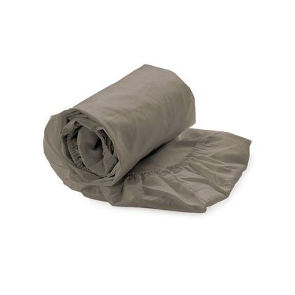 Heckett & Lane Hoeslaken Elementi Katoen Satijn 40cm Hoek - grey Taupe
