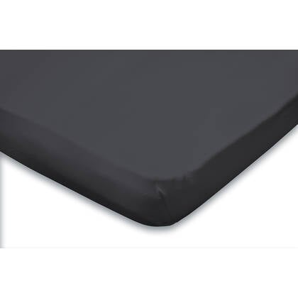 Eleganzzz Topper Hoeslaken Jersey Katoen Stretch - Antraciet